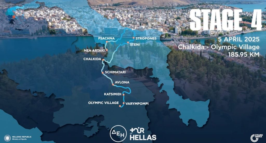 Ο Δήμος Χαλκιδέων πρωταγωνιστής στον ΔΕΗ Tour of Hellas 2025