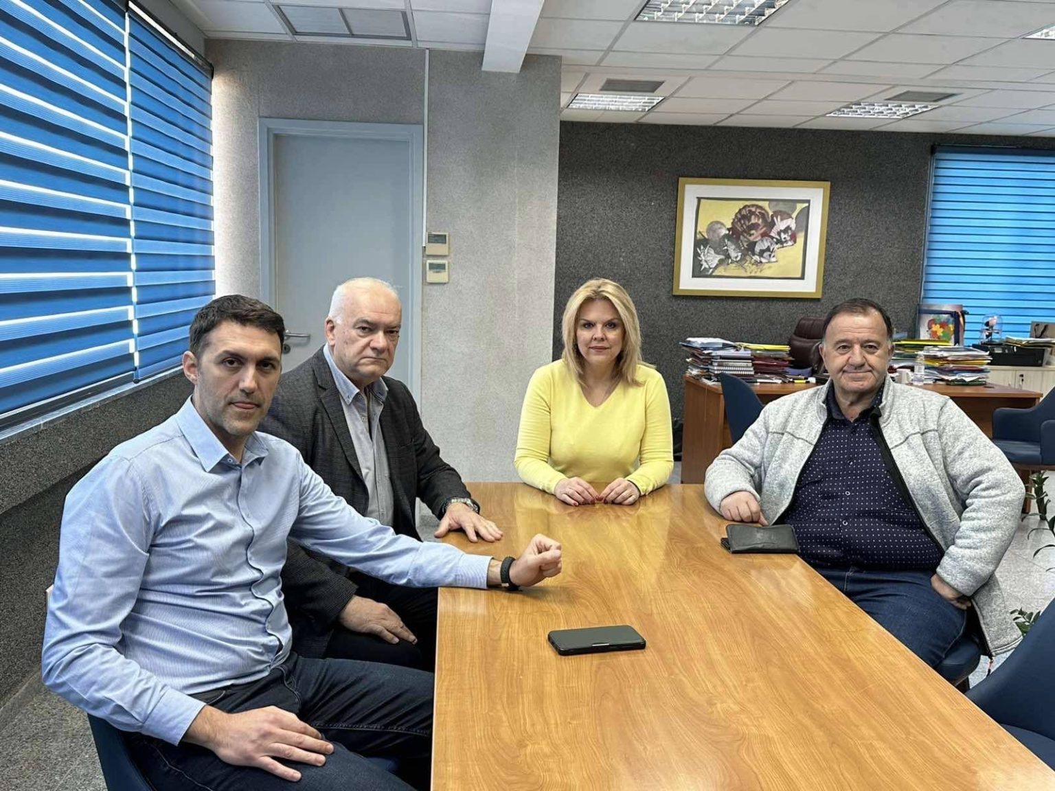 Εθιμοτυπική συνάντηση της Δημάρχου Χαλκιδέων με την Ένωση Αποστράτων Ασφαλείας Ν. Εύβοιας