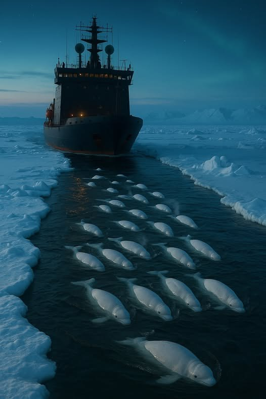 Φάλαινες beluga παγιδεύτηκαν στη θάλασσα Chukchi