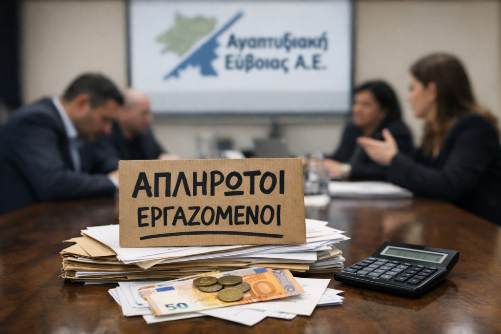 Αναπτυξιακή Εύβοιας: Καταγγελίες για πολύμηνη καθυστέρηση δεδουλευμένων – στο φόντο ελέγχων και εισαγγελικής ενημέρωσης