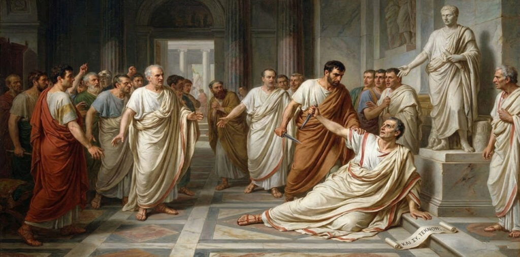 Γιατί τα τελευταία λόγια του Ιούλιου Καίσαρα ήταν στα Ελληνικά;