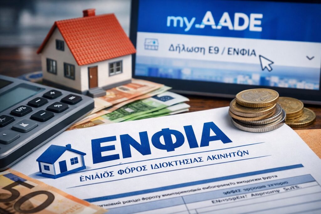 ΕΝΦΙΑ: Τι αλλάζει από το 2027 με το νέο Μητρώο Ακινήτων