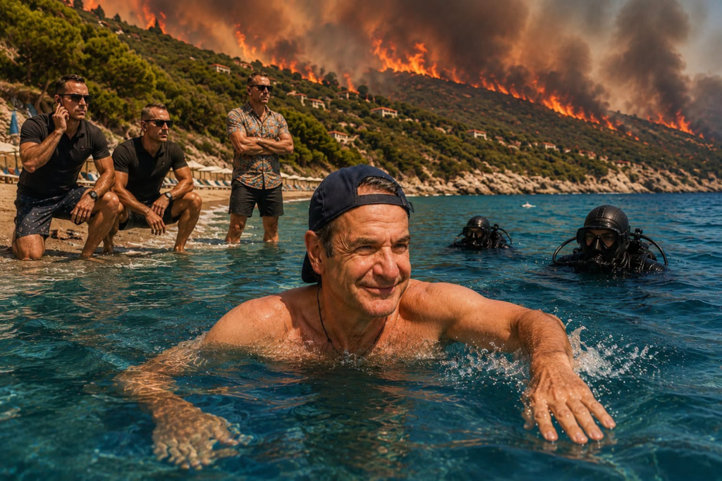 Βρε Μητσοτάκη συγνώμη αν σε ταράξω – αν και πιστεύω ότι ταράζεσαι μόνο αν συμβεί κάτι σε σένα – αλλά πρέπει να σου πω κάτι δυσάρεστο