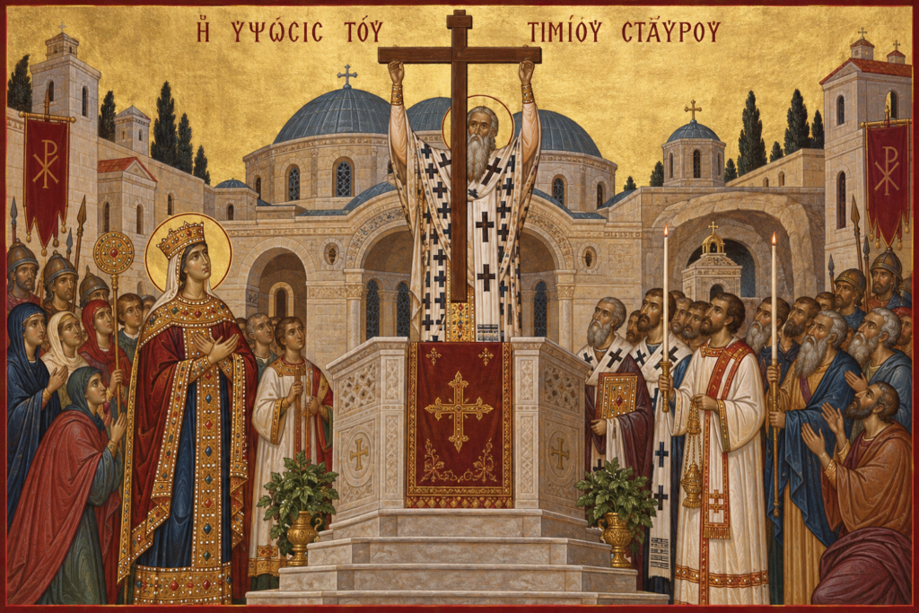 Εορτολόγιο 14 Σεπτεμβρίου: Ποιοι γιορτάζουν σήμερα – Η Ύψωση του Τιμίου Σταυρού