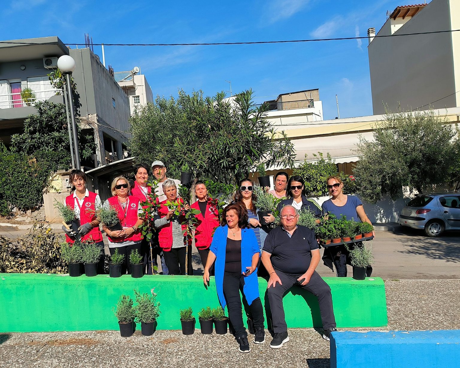 Περιβαλλοντική δράση του Περιφερειακού Τμήματος Ε.Ε.Σ. Χαλκίδας –Δεντροφύτευση και δημιουργία αστικού κήπου στην περιοχή Αγίου Κωνσταντίνου Χαλκίδας